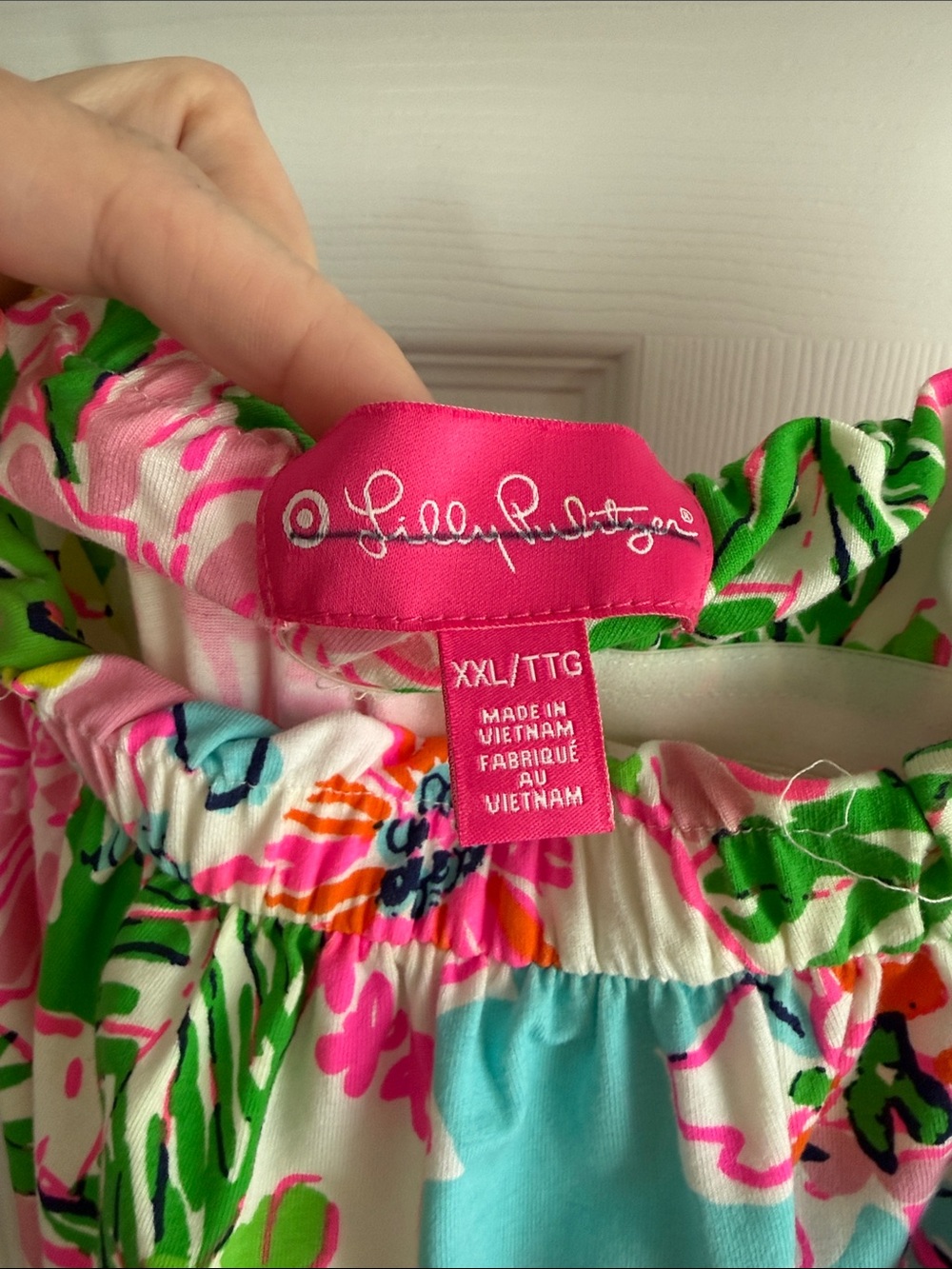Lilly Pulitzer Pink Multi Floral Maxi One-Piece - Picture 2 of 5